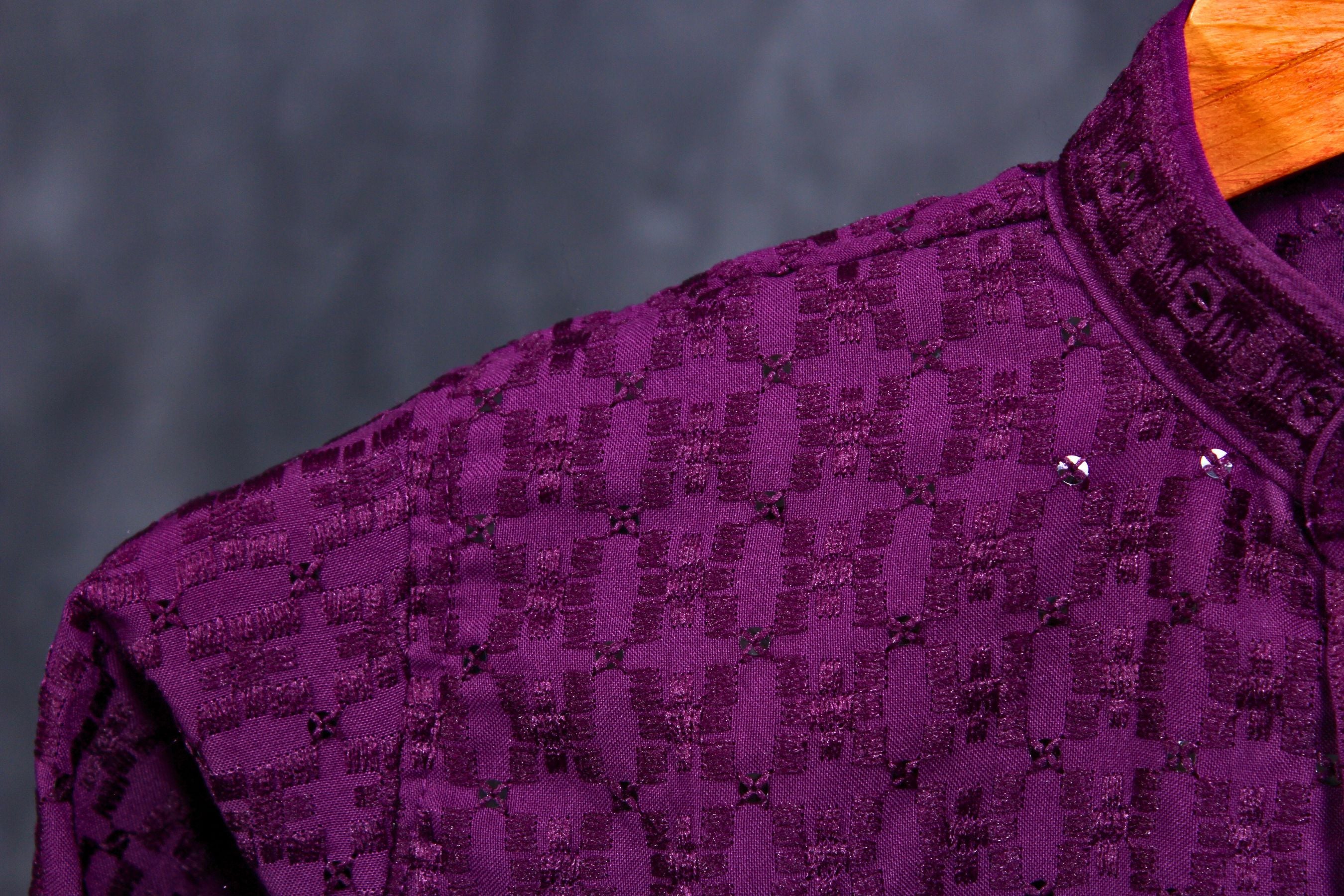 Boys' Luxe Lakhnavi Kurta in Linen Blend - Comfortable and Versatile BOYS JCS Fashions