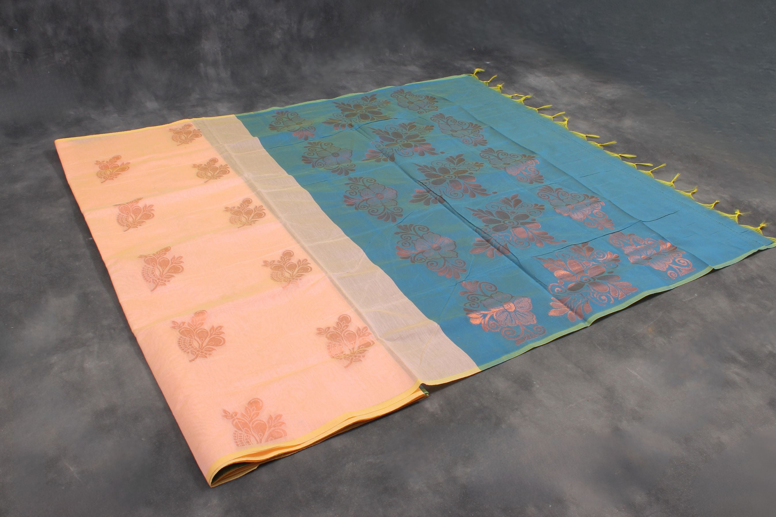 JCSFashions Pure Silk Cotton Sarees with Elegant Motifs Saree JCS Fashions