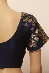 Royally Beautiful Banarasi Silk Saree with Stitched Blouse - Lightweight