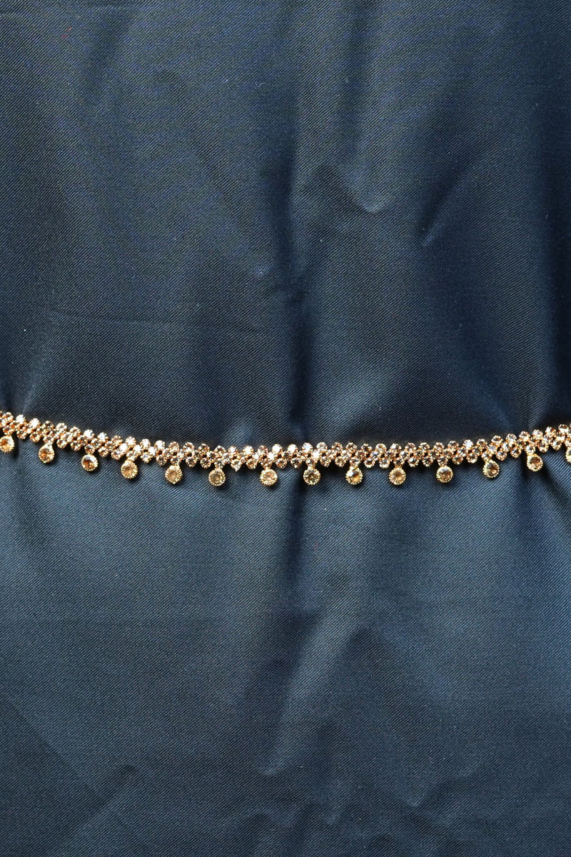 Dazzling Stone Hip Chain - High-Quality Metal with Glittering Stones