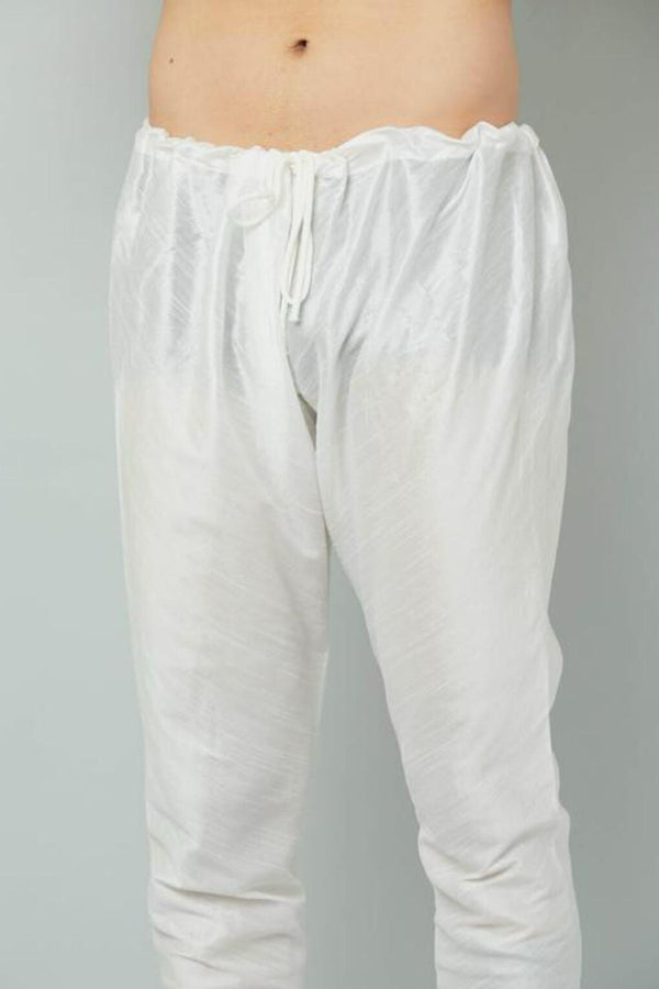 JCS Fashions Men's Luxury White Silk Pyjamas: Ultimate Comfort & Style