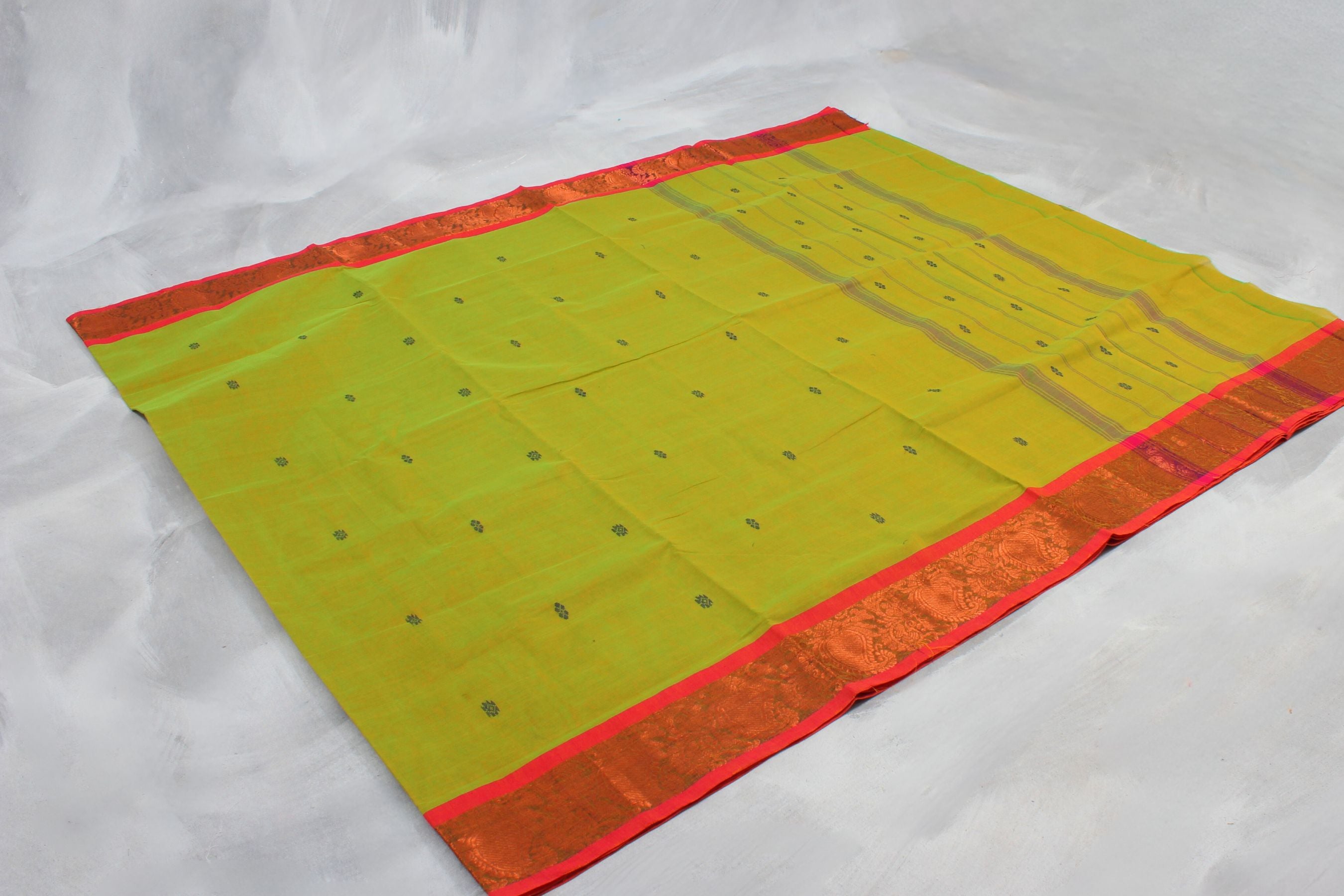 Vibrant Cotton Sarees with Line Pallu - Embrace Ethnic Elegance &Comfort Saree JCS Fashions