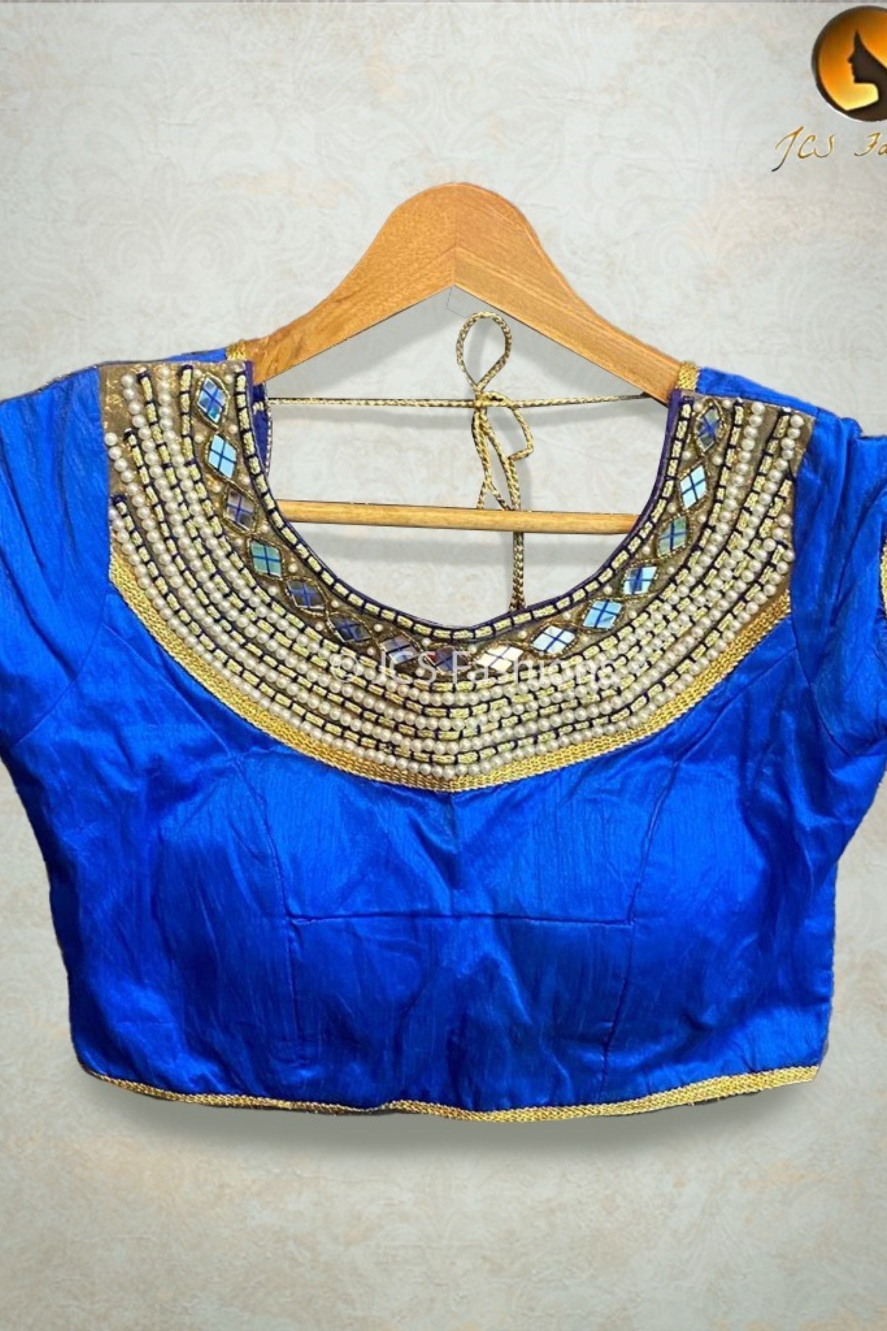 Banarasi Bliss: Ready-to-Wear Embroidered Blouse | High Demand Blouse JCS Fashions