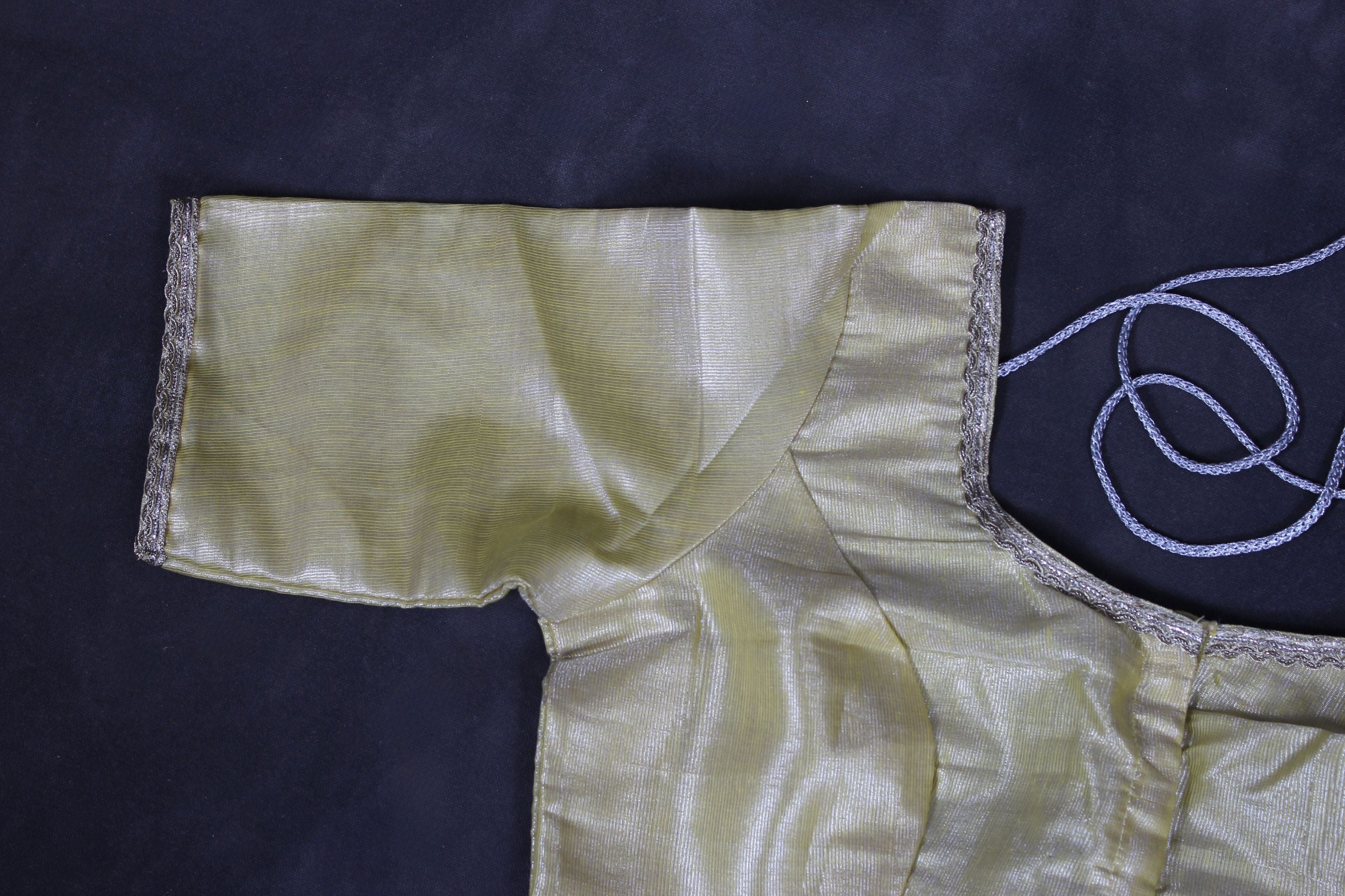 Tissue Silk Saree with Stitched Blouse - Dazzle in Traditional Elegance Saree JCS Fashions
