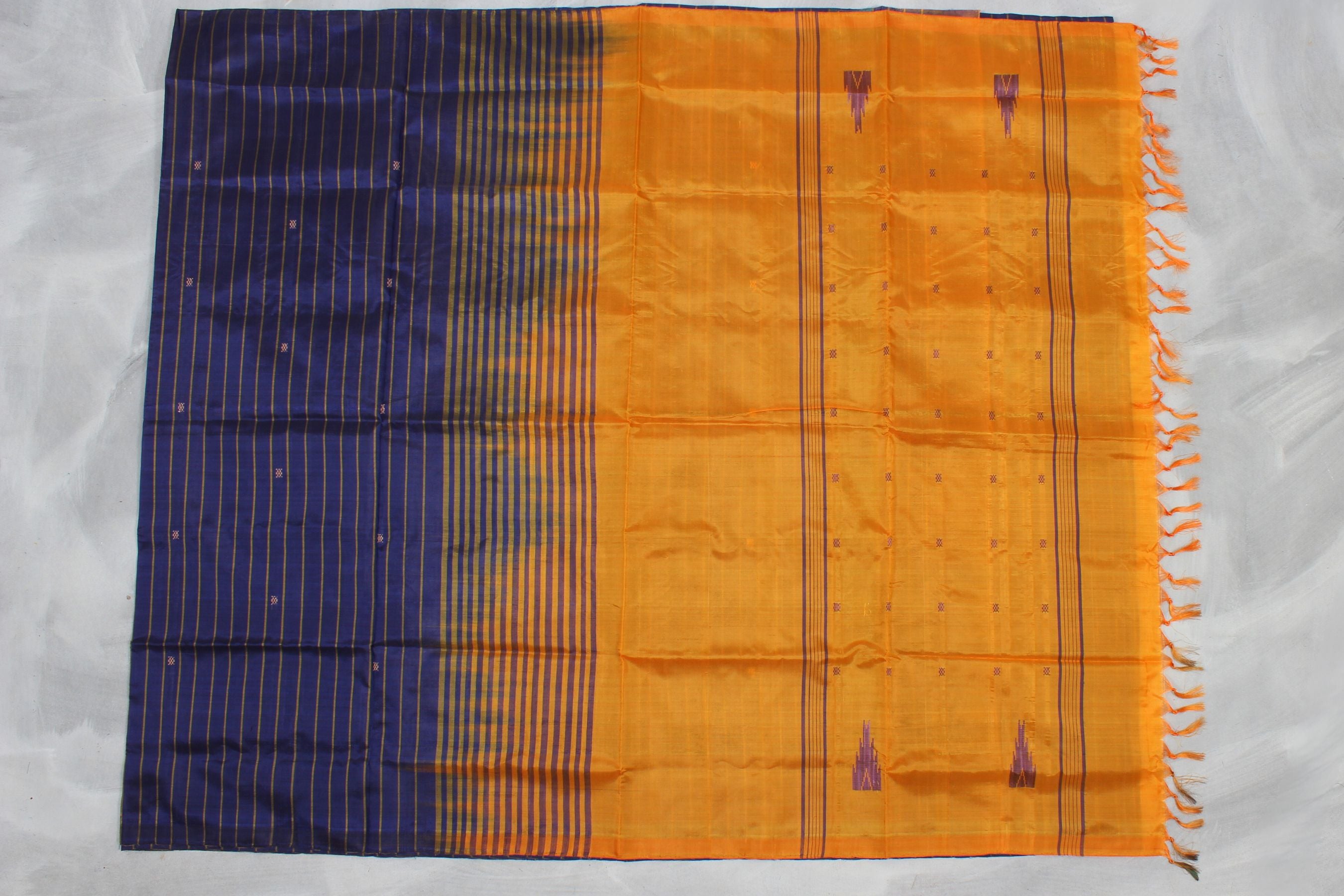 Chic and Sustainable Borderless Banana Pith Saree from JCSFashions Saree JCS Fashions