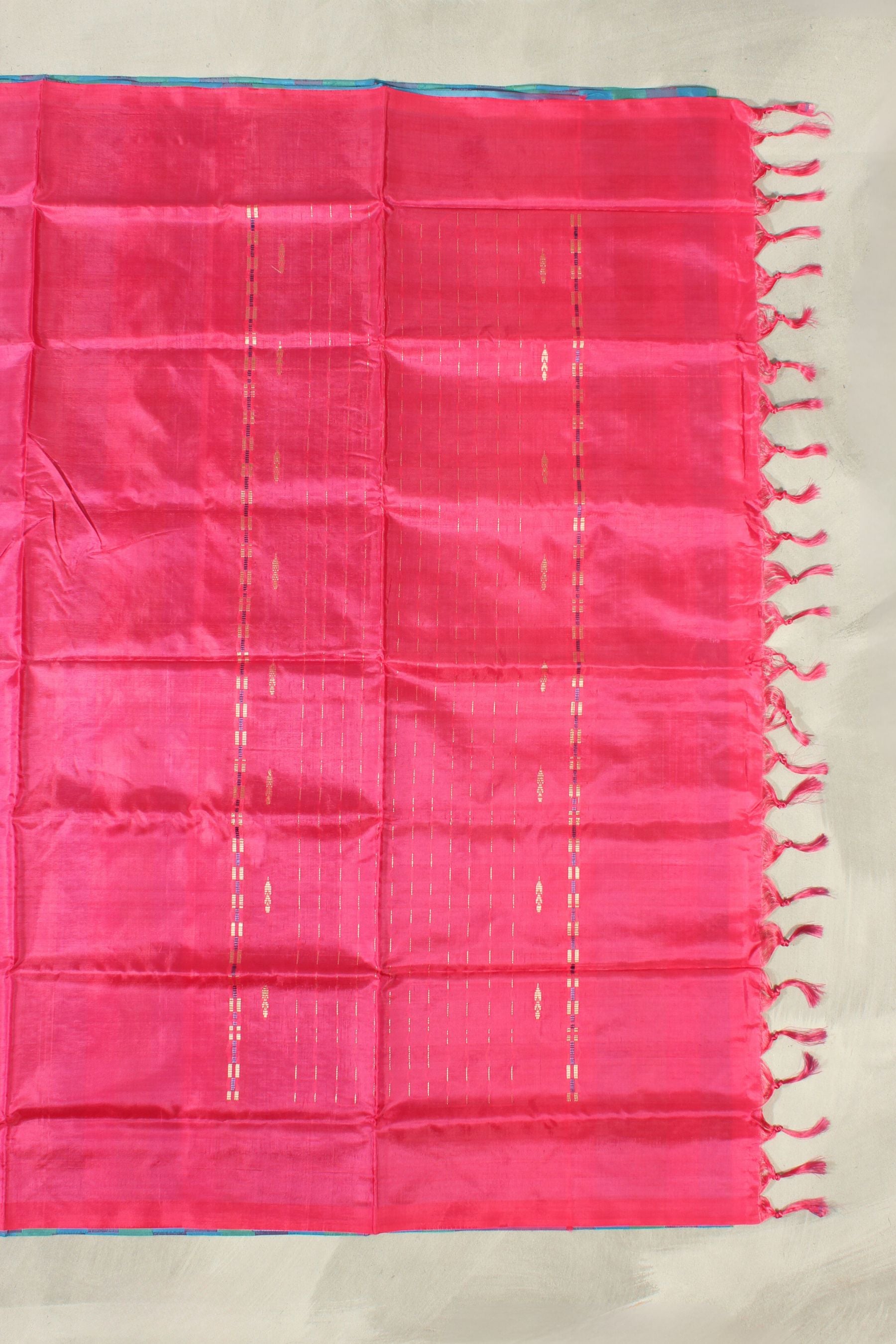 Hand-Woven Banana Pith Saree - Borderless Chic and Sustainable Saree JCS Fashions