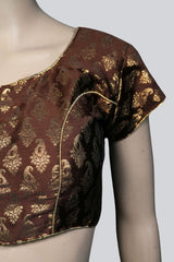 JCS Fashions Opulent Brocade Blouse - Timeless Elegance Meets Comfort