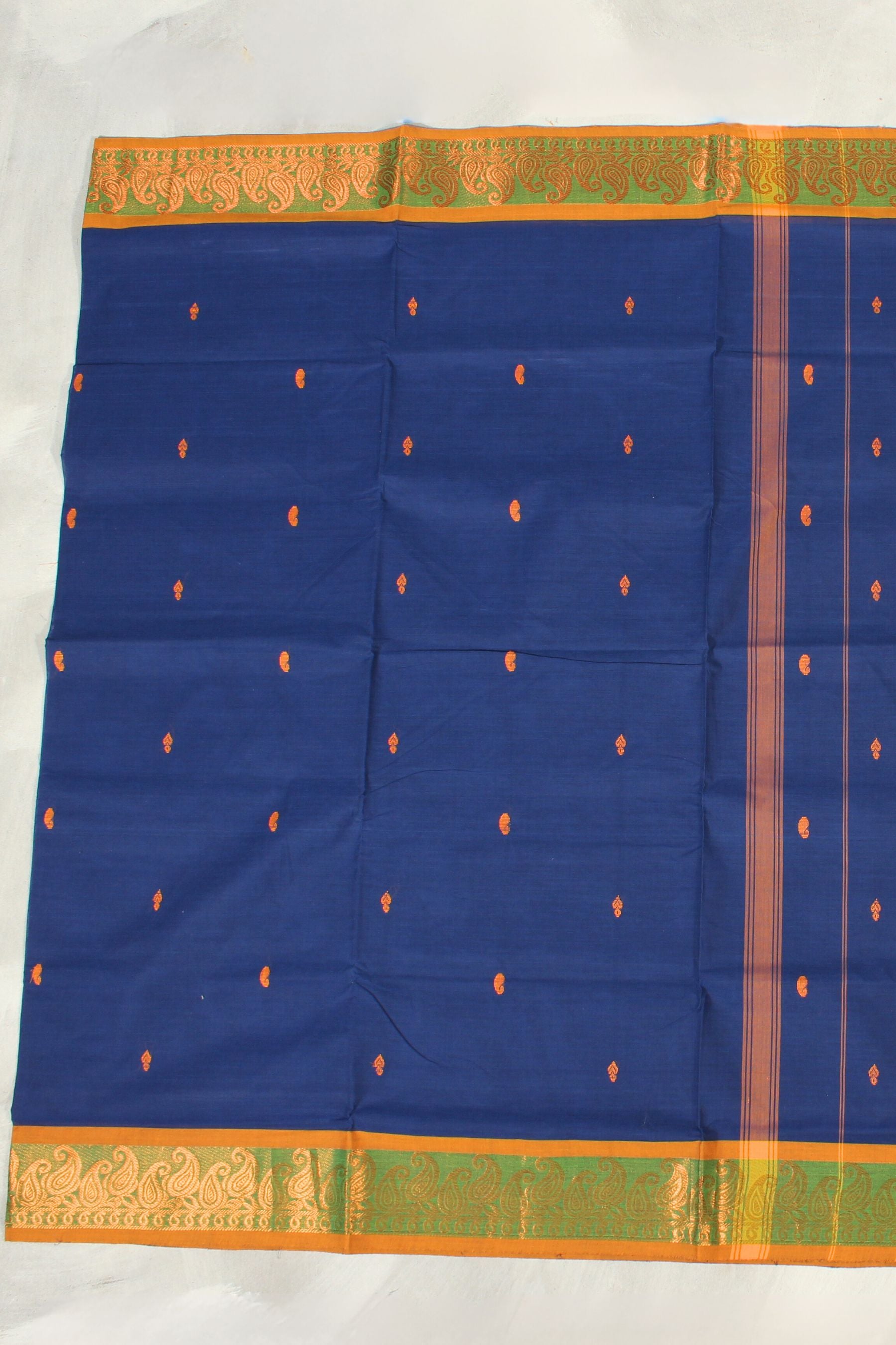 Premium Cotton Saree with Chic Linen Pallu -Style &Comfort by JCSFashions Saree JCS Fashions