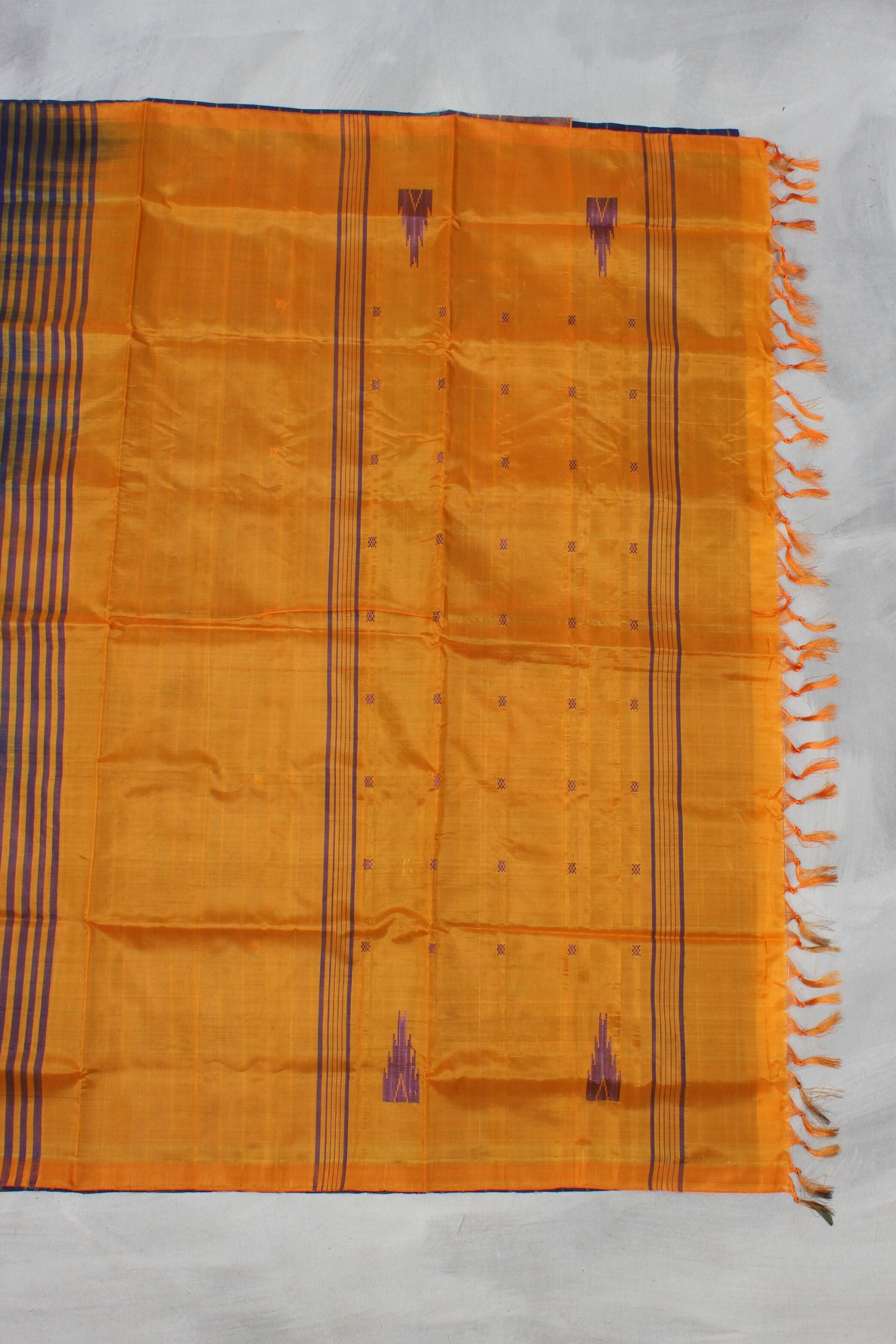 Chic and Sustainable Borderless Banana Pith Saree from JCSFashions Saree JCS Fashions