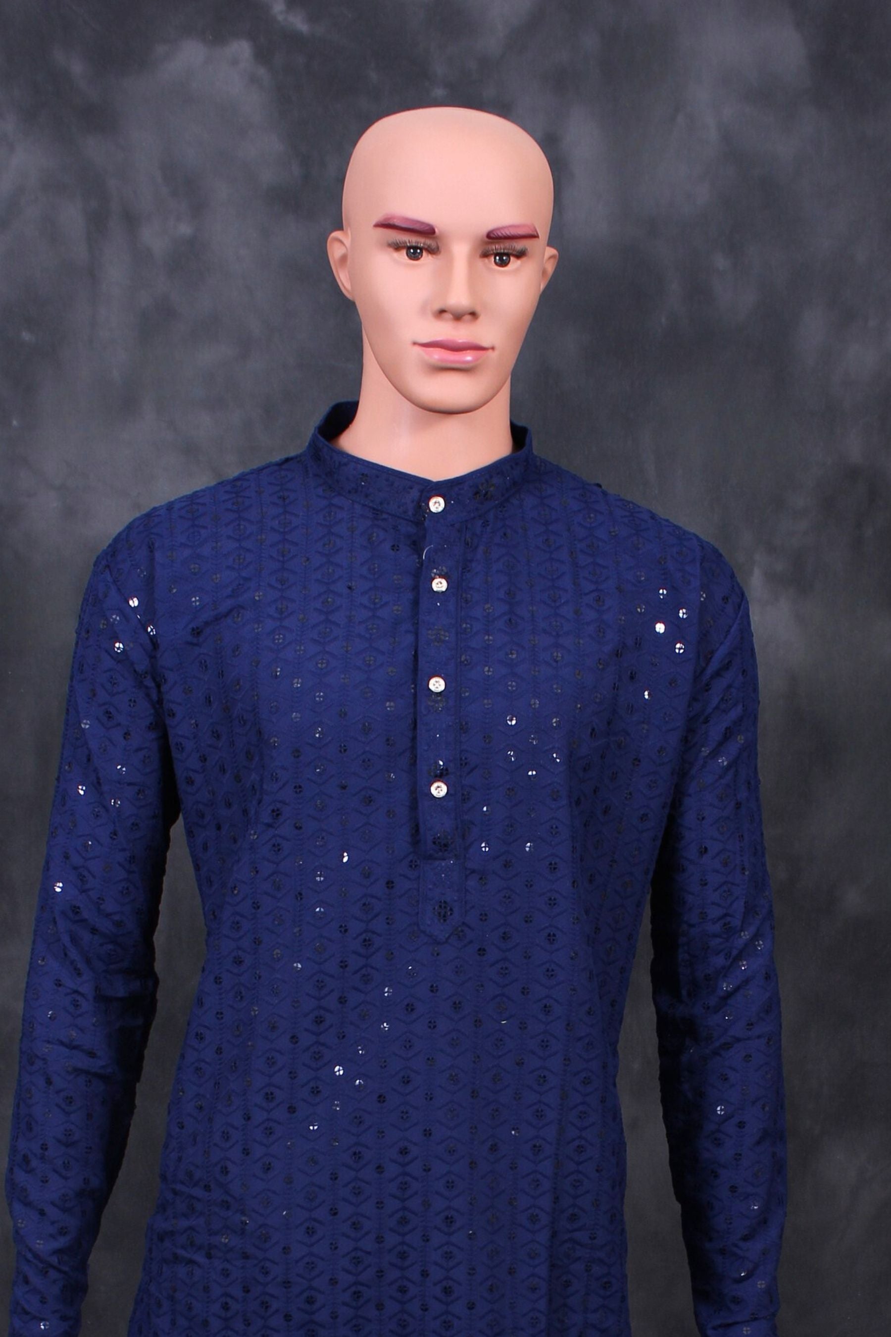 Men's Lakhnavi Kurta: Embroidered Ethnic Elegance by JCSFashions