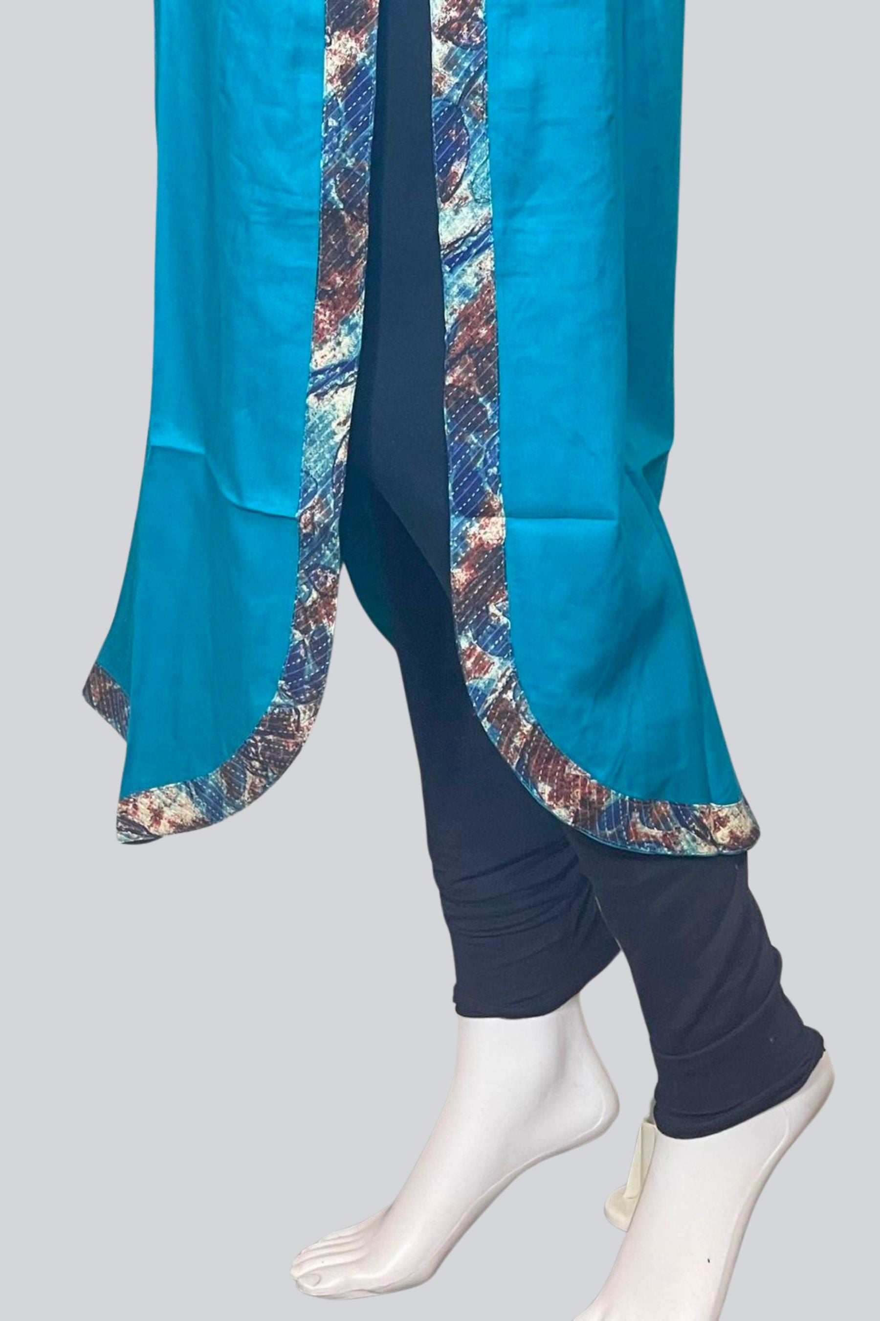 Elegant Rayon Kurti with Stylish Jacket – Perfectly Tailored for Comfort KURTI JCS Fashions