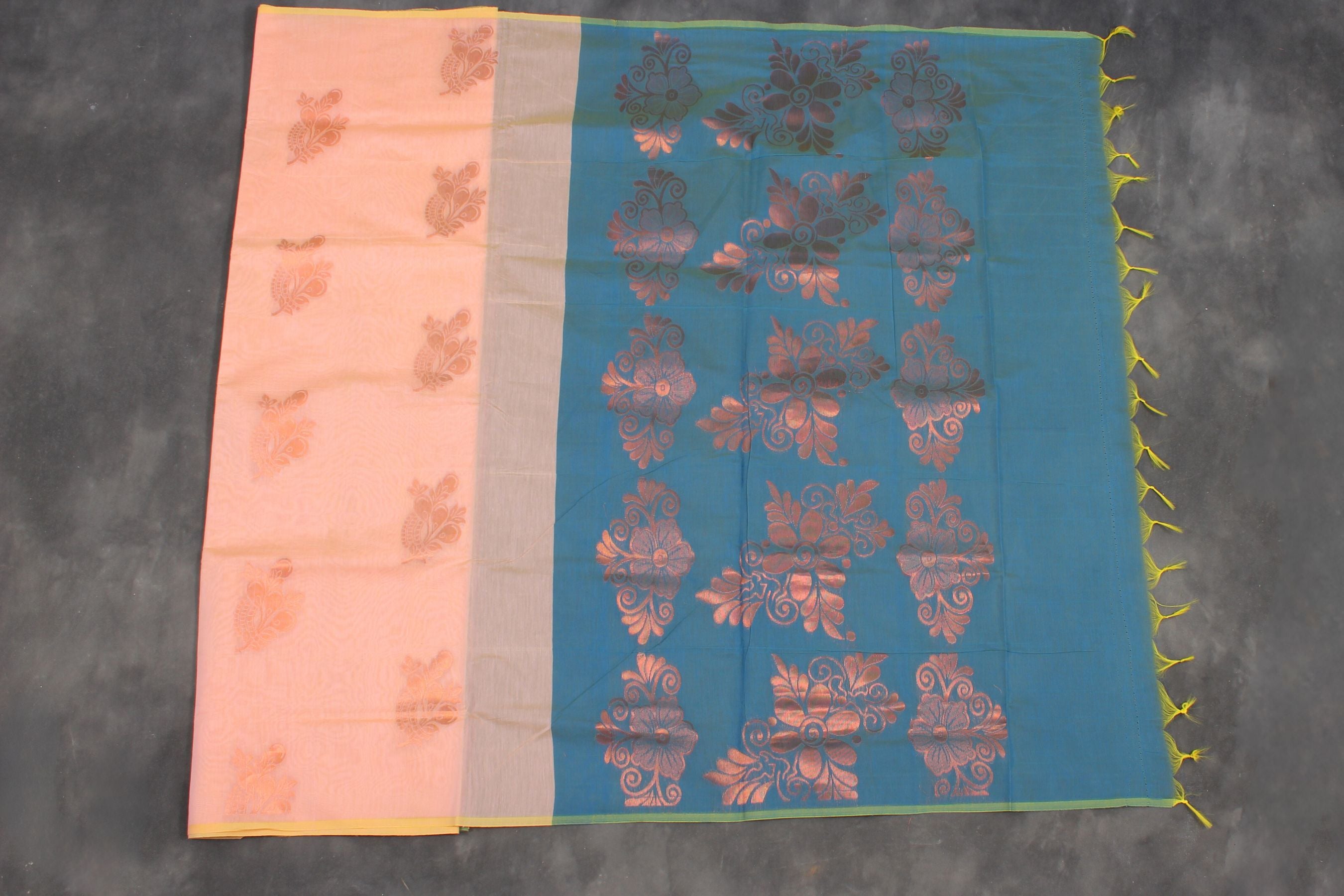 JCSFashions Pure Silk Cotton Sarees with Elegant Motifs Saree JCS Fashions