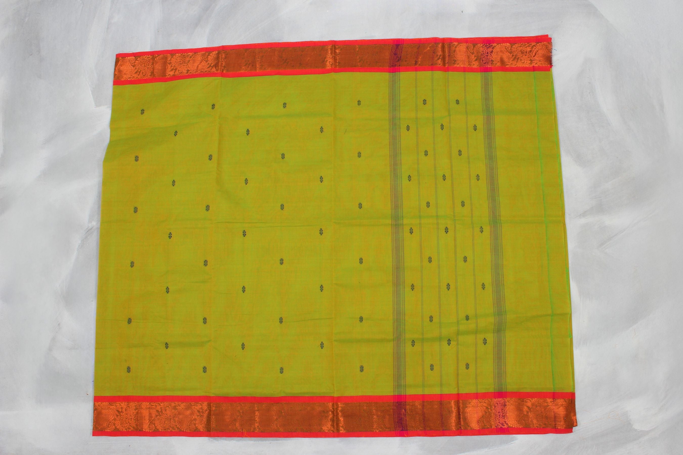 Vibrant Cotton Sarees with Line Pallu - Embrace Ethnic Elegance &Comfort Saree JCS Fashions