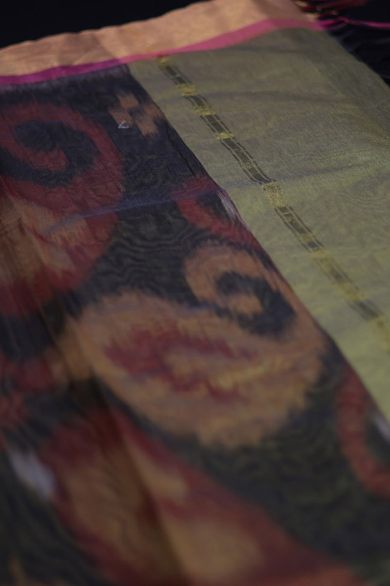 Elegant Pochampally Patterned Pure Soft Cotton Saree by JCS Fashions
