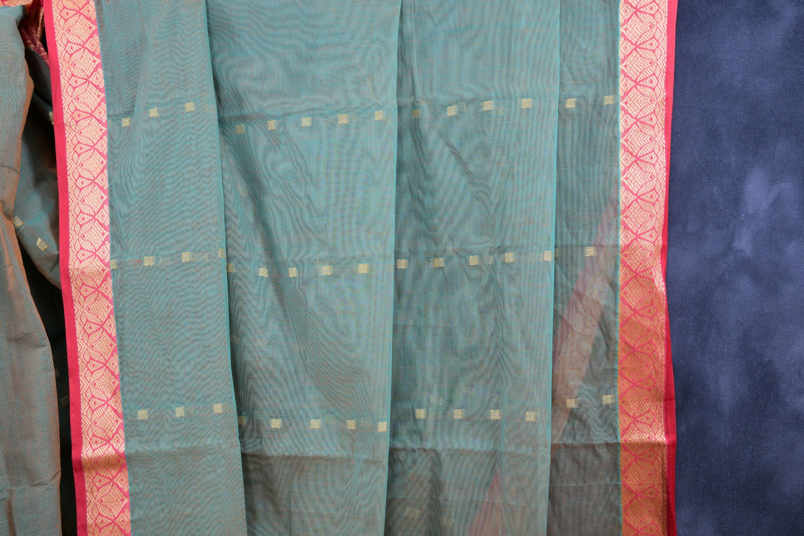 Elegant Cotton Saree & Rich Pallu - Timeless Ethnic Elegance Redefined Saree JCS Fashions