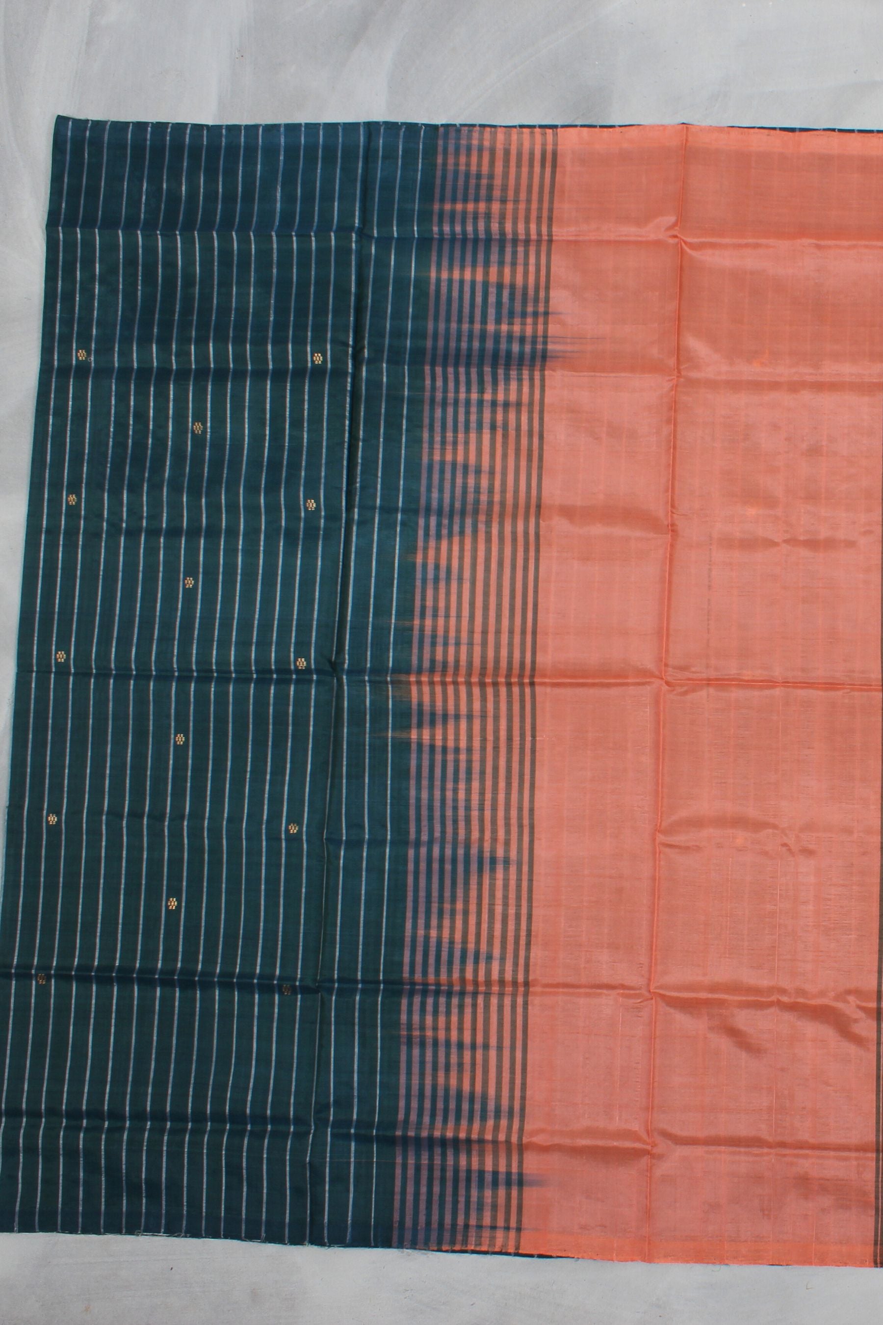 Eco-friendly Banana Pith Saree - Elegant Borderless Design | JCSFashions Saree JCS Fashions