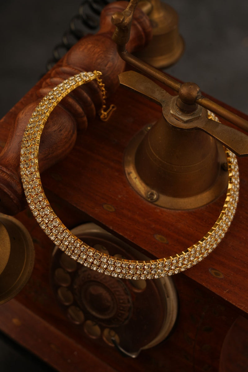 JCS Fashion's Elegant 3-Layer Jewelry Fancy Choker -High-Quality
