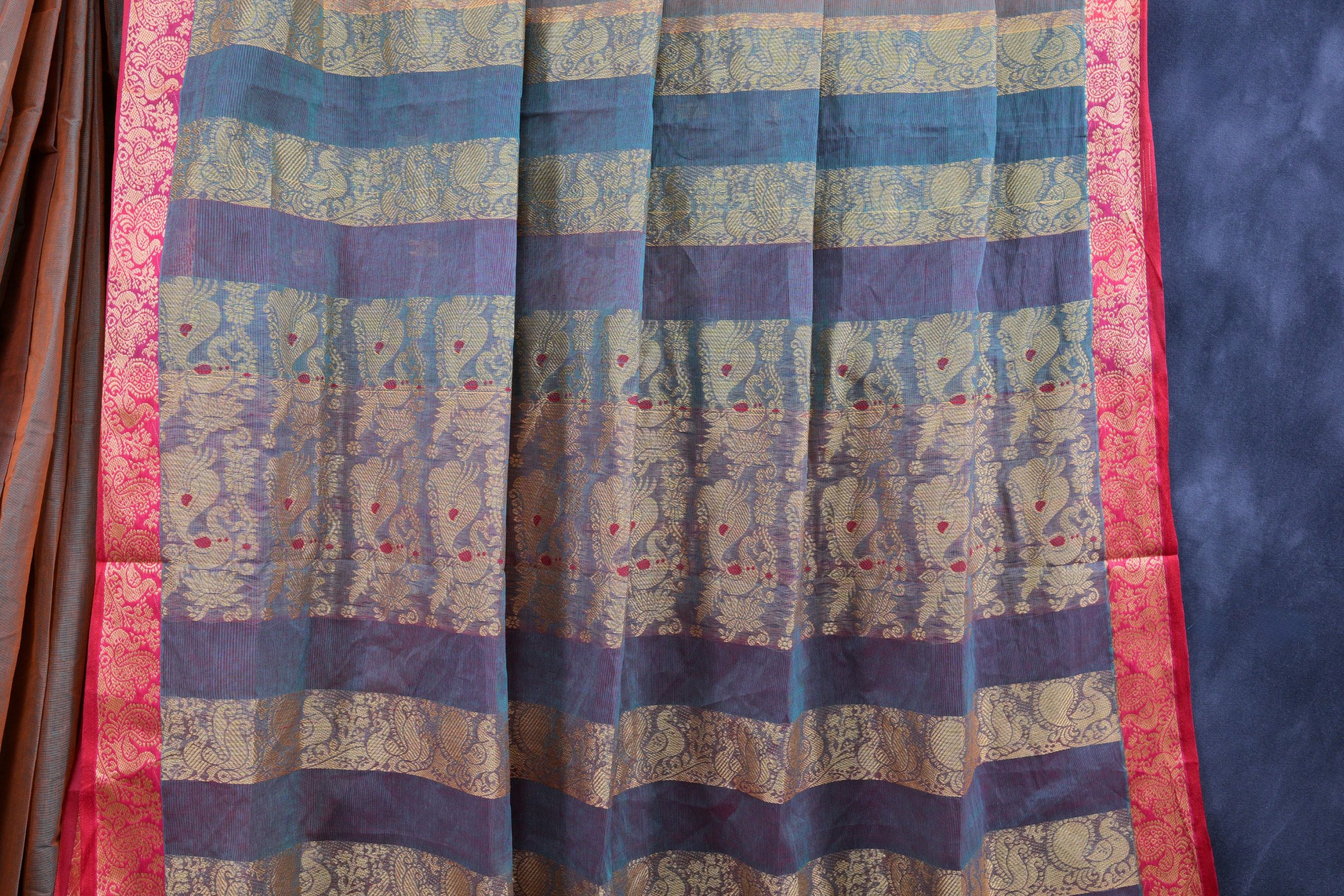 Graceful 6.75 Yard Cotton Saree - Elegance & Traditional Craftsmanship Saree JCS Fashions