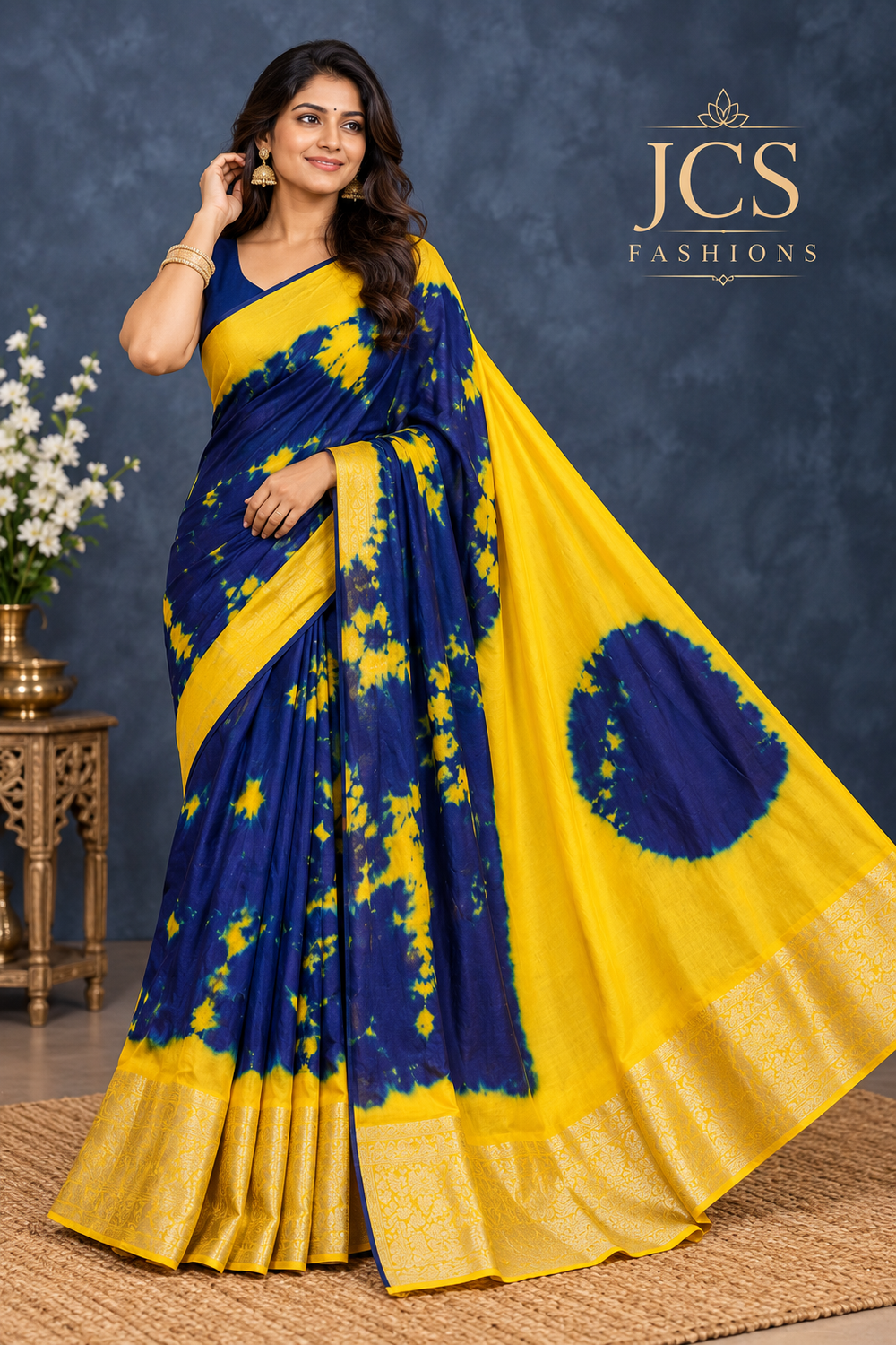 Yellow Radiant Uppada Jute Georgette Saree - Immerse