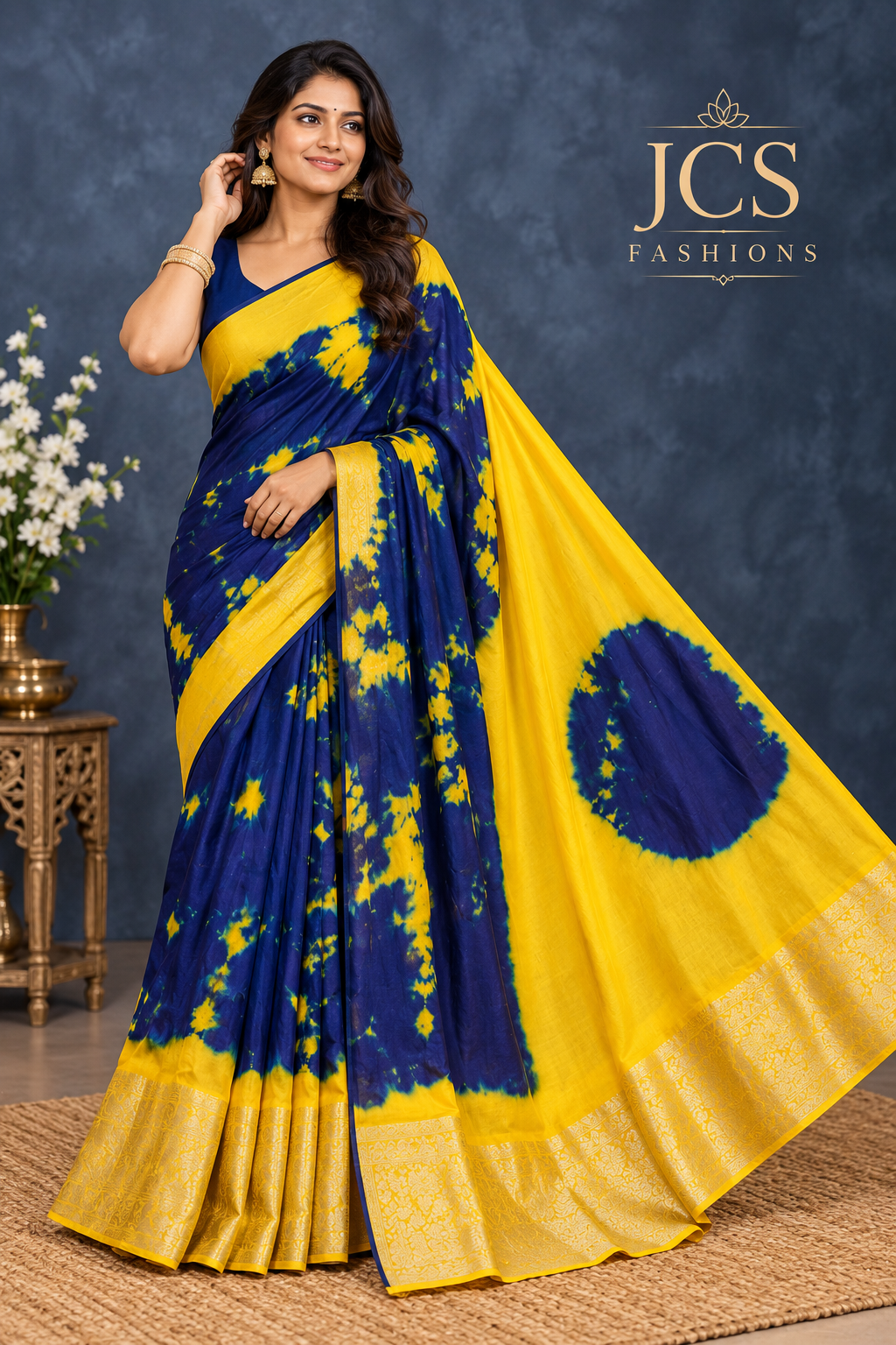 Yellow Radiant Uppada Jute Georgette Saree - Immerse