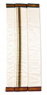 Pattu Dhoti With Ganga Jamuna Border, Art Silk