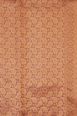 Brown Triple Warp Silk Saree with Box Butties &Grand - View 6 - JCS Fashions