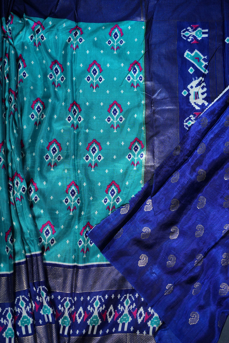 Dola Silk Banita Saree with Mulberry Silk Blouse - Timeless Elegance