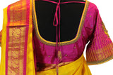 Gadwal Khadi Kuttu Border Allover Buta Pure Silk Saree With Blouse