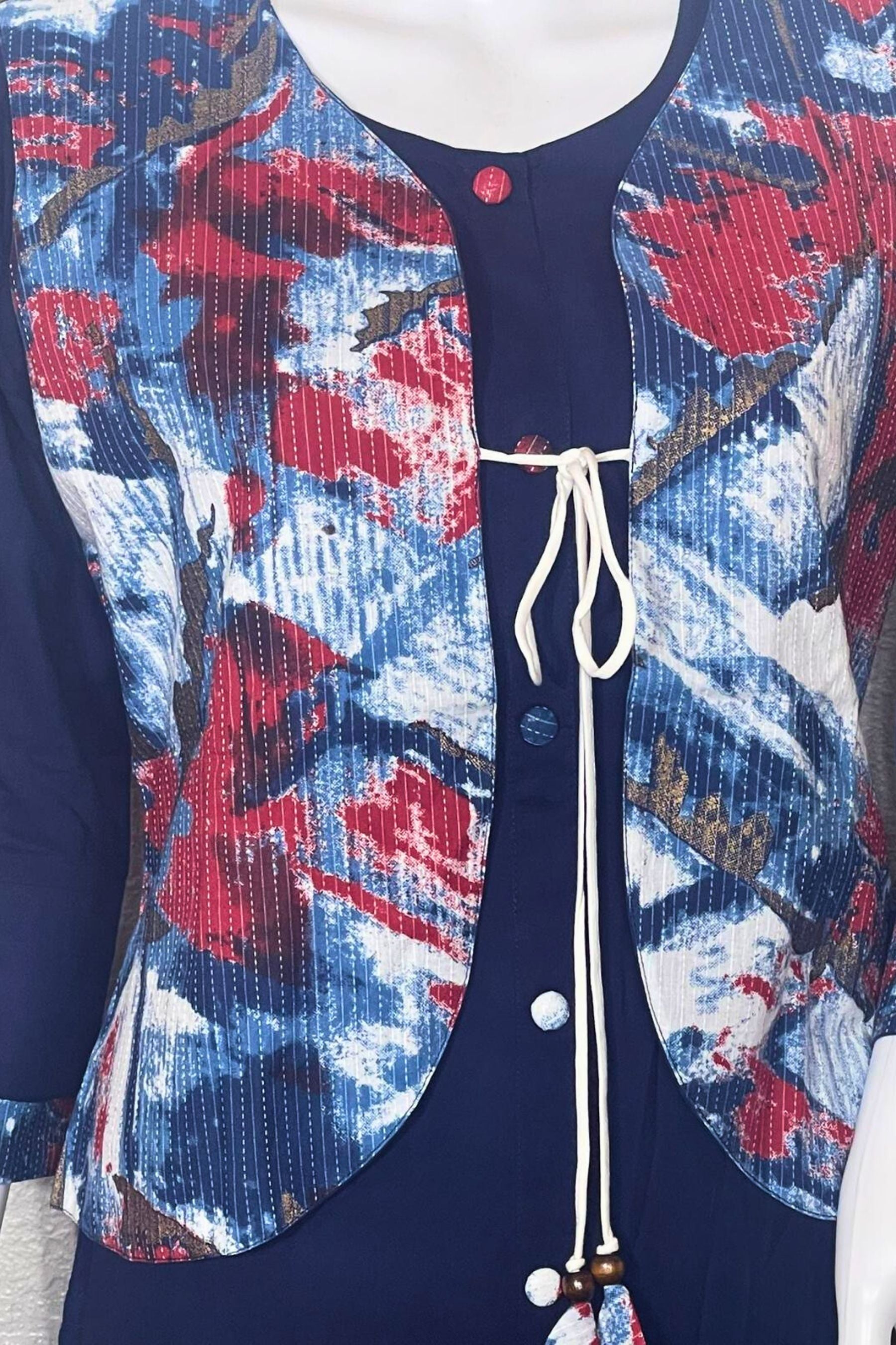 Modern Elegance Rayon Kurti With Short Overcoat |JCS Fashion KURTI JCS Fashions
