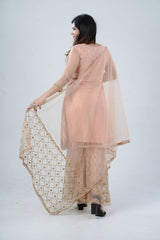 Ethnic Elegance: Soft Net Sharara - Perfect for Special Occasions