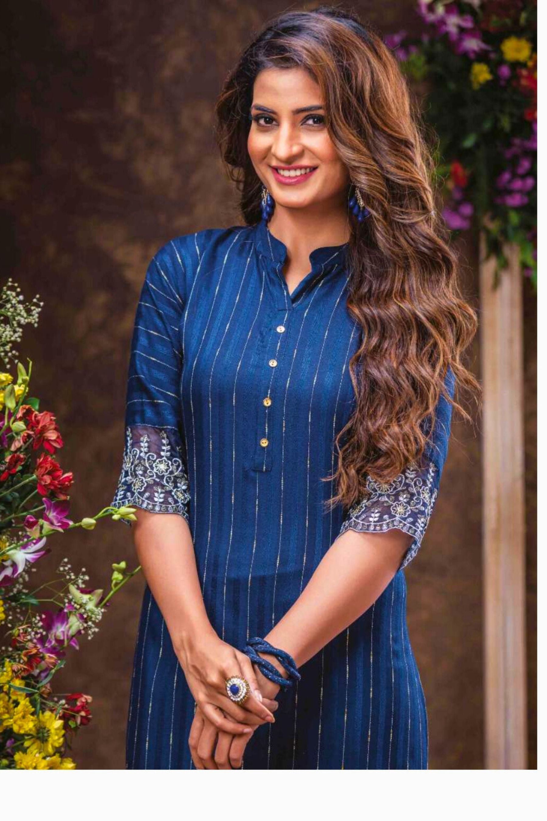 Chic Luxury Rayon Embroidered Kurti – Stylish & Premium Quality Kurti JCS Fashions