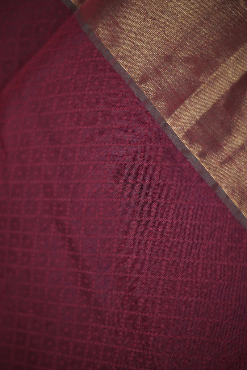 Elegant Soft Cotton Saree with Pochampally Pallu and  Zari Border