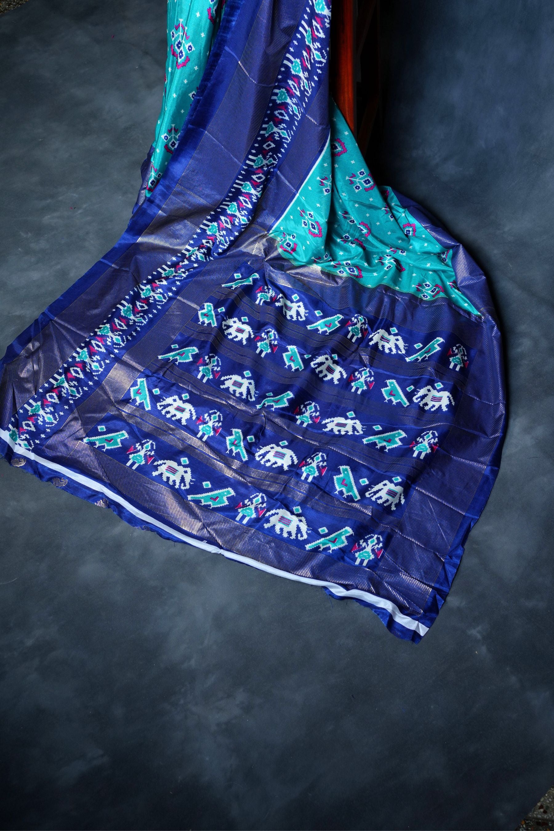Dola Silk Banita Saree with Mulberry Silk Blouse - Timeless Elegance Saree JCS Fashions