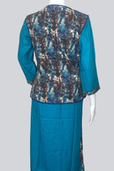 Modern Elegance Rayon Kurti With Short Overcoat |JCS Fashion