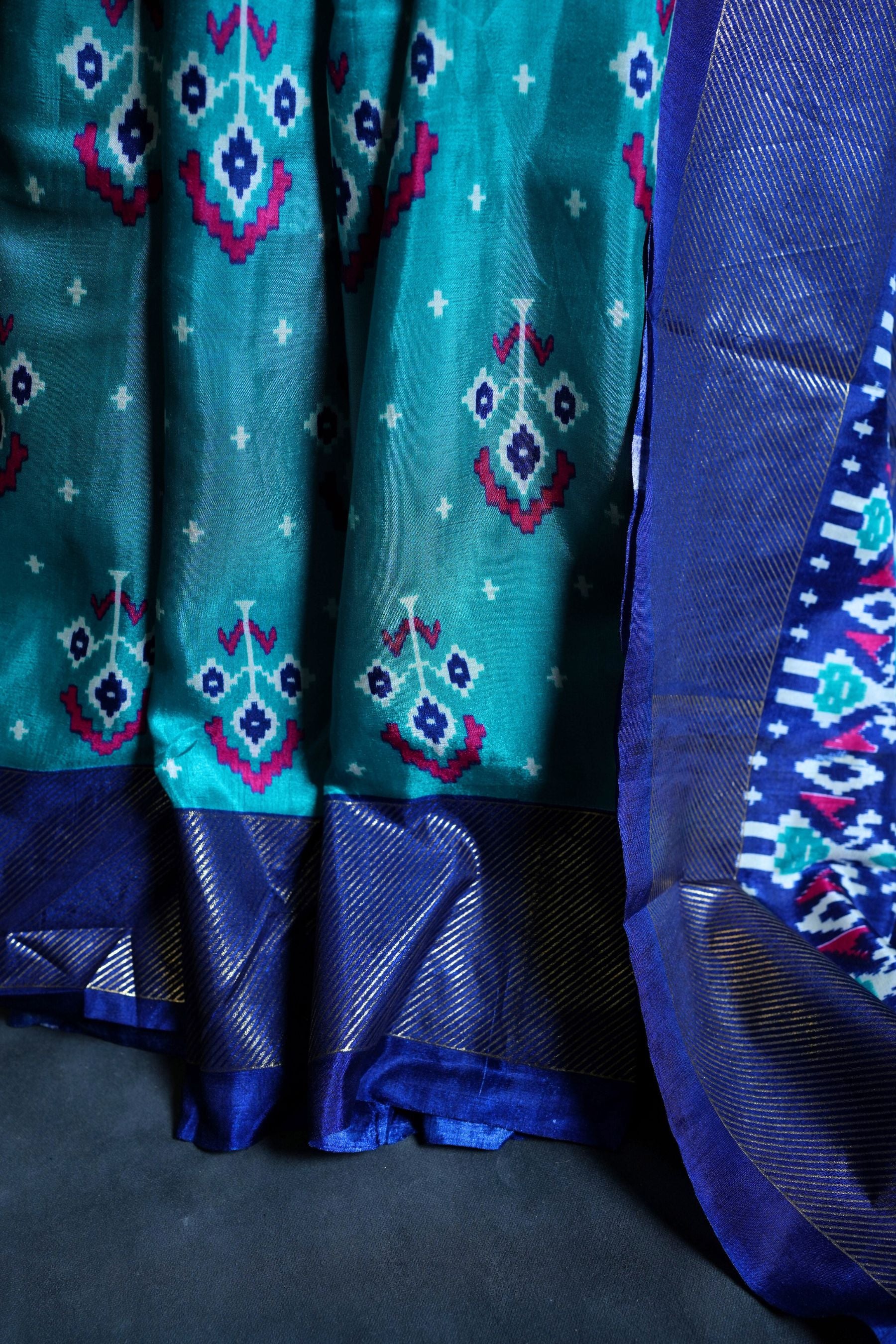 Dola Silk Banita Saree with Mulberry Silk Blouse - Timeless Elegance Saree JCS Fashions