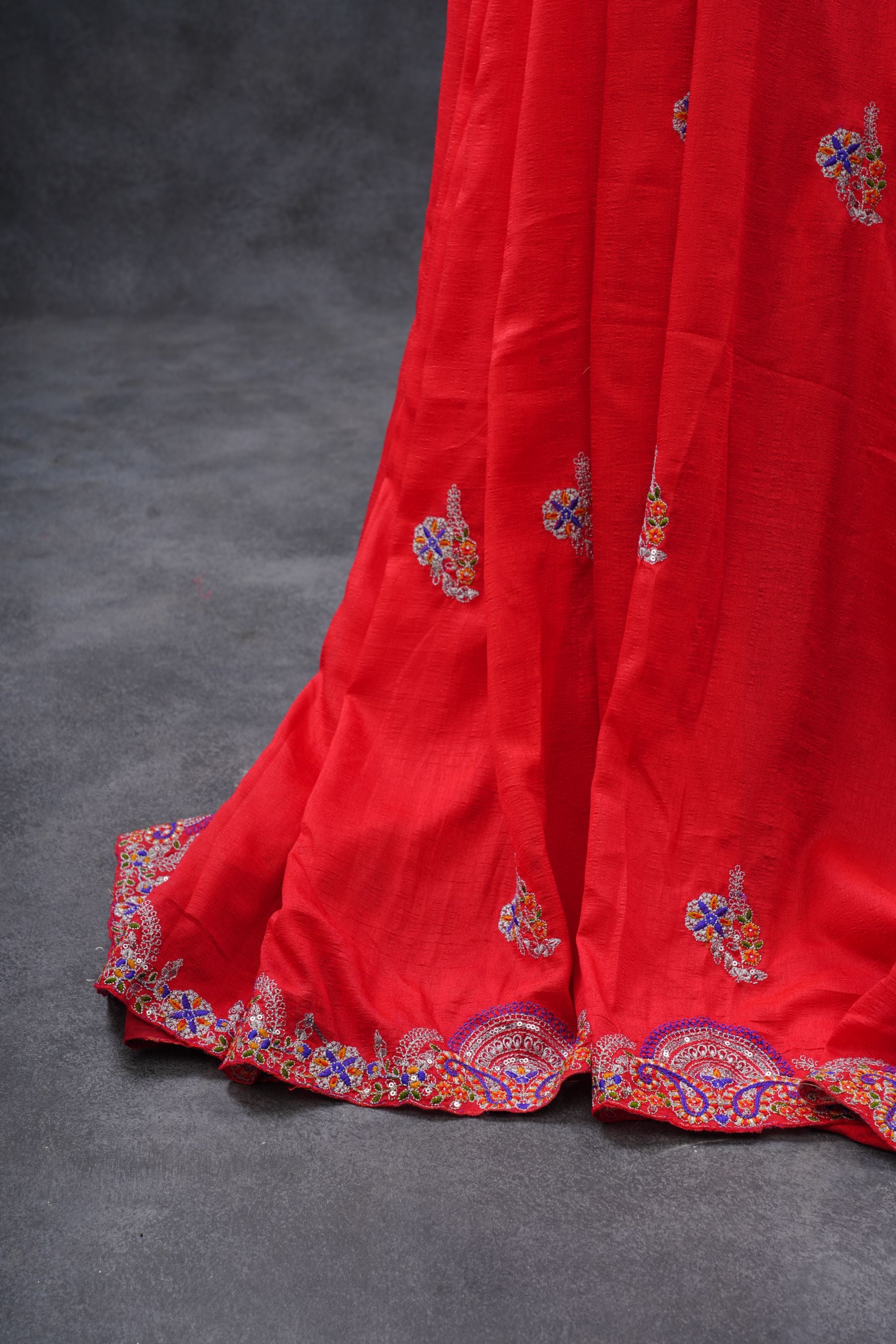 Premium Rajwadi Silk Embellished Saree With Latkan Blouse SAREE JCS Fashions