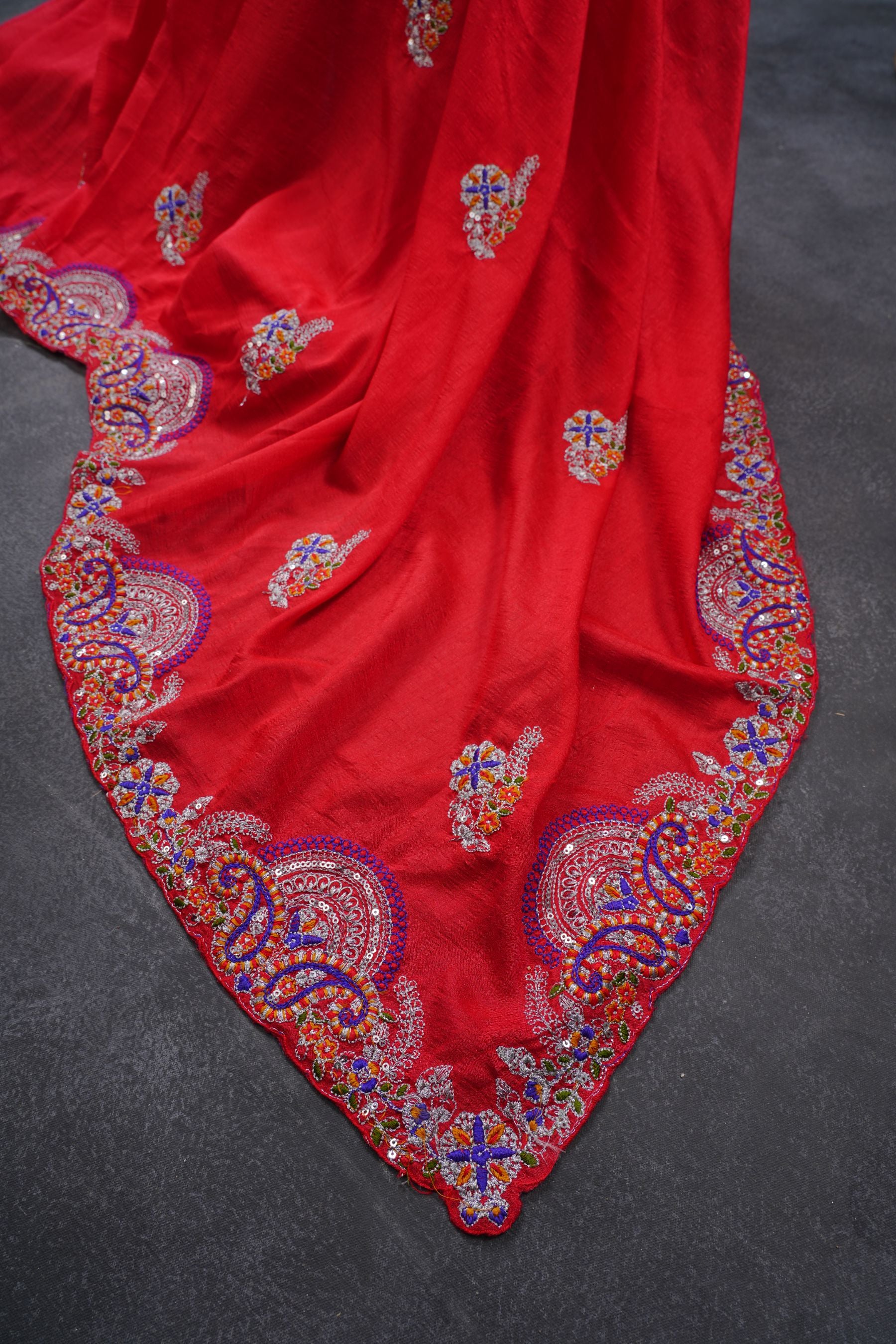 Premium Rajwadi Silk Embellished Saree With Latkan Blouse SAREE JCS Fashions