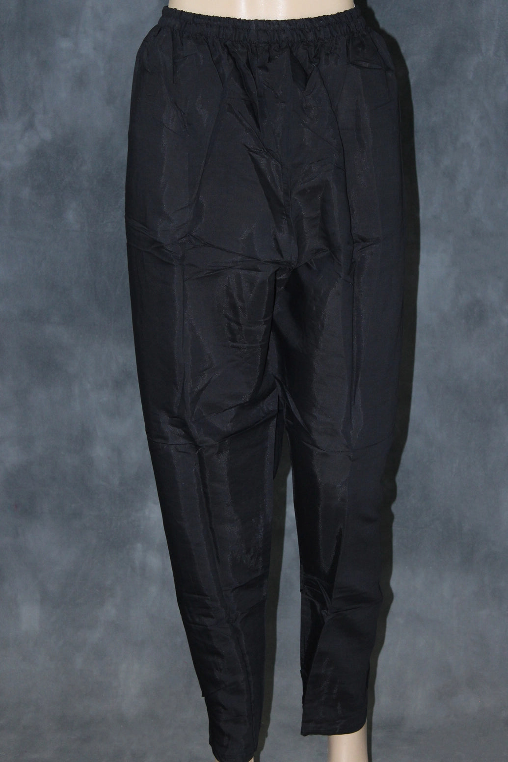 Black Silk 3-Piece Pakistani Salwar Suit with Embroidered V-Neck and Organza Dupatta