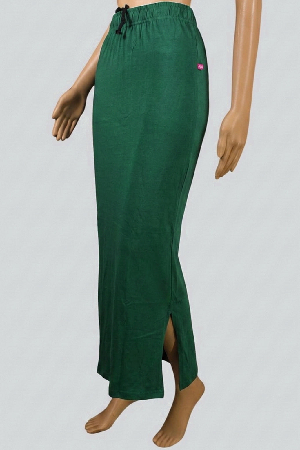 Pakistan Green 4 Way Lycra Shapewear Inskirt for Women with Stretch Waist and Long Length