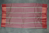 Mint Blue Emboss Silk Saree with Copper Border and Semi Silk Texture for Traditional Wear