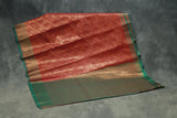 Bridal Red Kubera Silk Saree with Grand Pallu Zari Border and Blouse