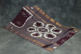 Purple Pure Sungudi Cotton Saree with Bandhani Tie-Dye and Golden Zari Traditional Motif Border Saree JCS Fashions