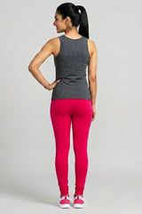 Ultra-Soft Cotton Blend Leggings for Casual and Athleisure Wear - AI Model Photo 5