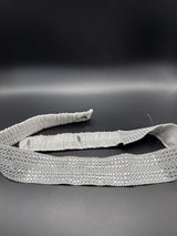 Silver Crystal Embellished Hip Belt – Elastic Adjustable Waist Chain with Hook Closures Jewelry JCS Fashions