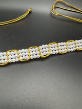 Gold-Tone Pearl Hip Belt with Layered Imitation Pearls – Traditional Adjustable Waist Chain Jewelry JCS Fashions