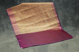 Cream Bridal Kubera Pattu Silk Saree with Grand Pallu & Full Body Zari Work, Comes with Blouse