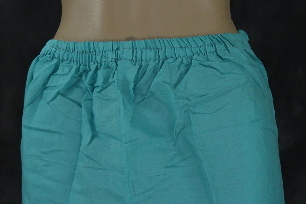 Pink Silk-Cotton Embellished Kurti Set with Pearl Beads, Aari & Thread Work - Top with Elastic Pant Kurti JCS Fashions