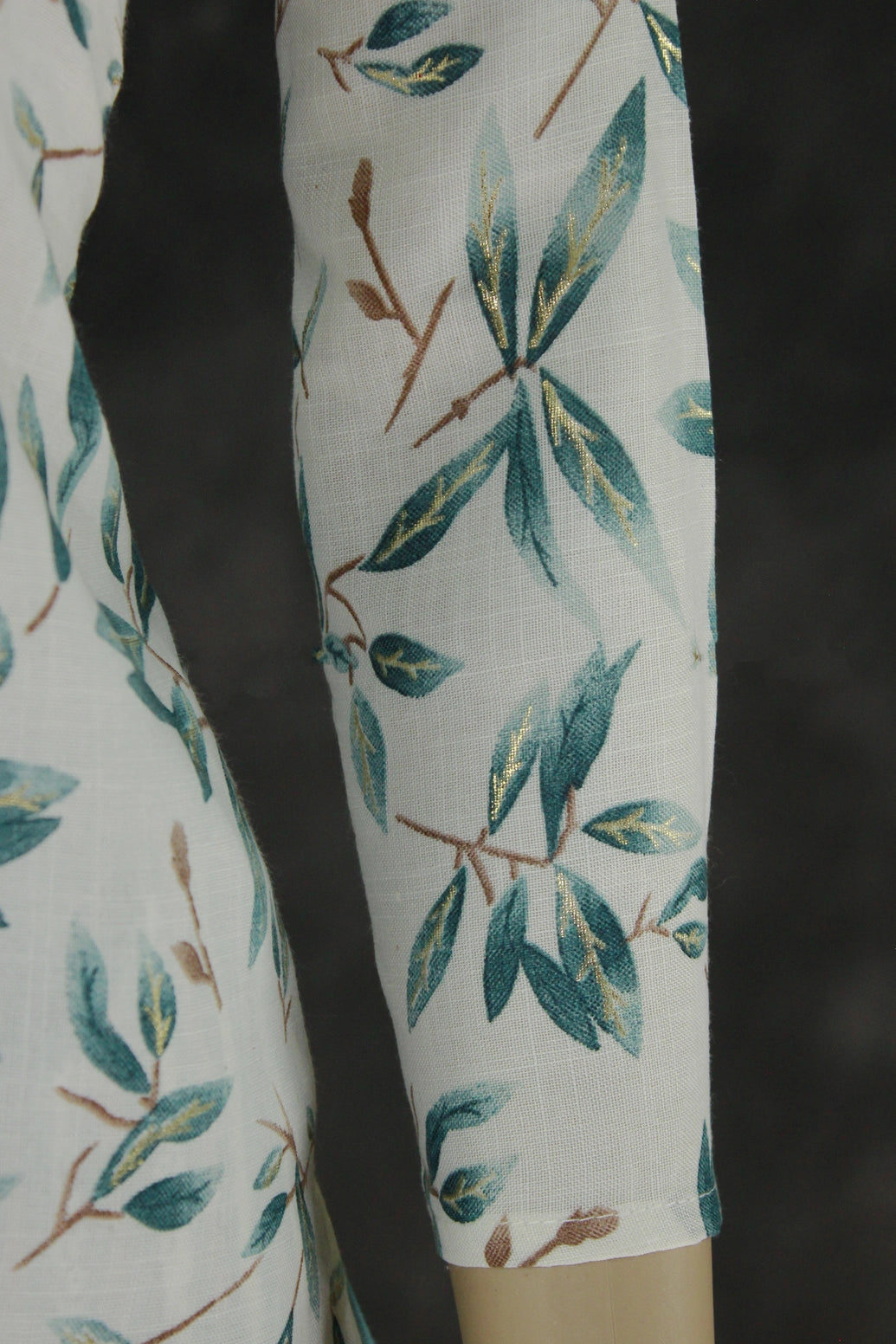 Cotton 2 piece kurta set, Kurti and Pant with Elastic, Rayon cotton fabric Kurti and Pant , kurti comes with beautiful printed Leaf design