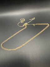 Gold-Tone Two-Layer Rhinestone Hip Chain with Adjustable S-Hook Closure Jewelry JCS Fashions