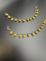 Gold-Tone Plated Traditional Ear Chain Maatal Pair for Women – 6 inch Jewelry JCS Fashions